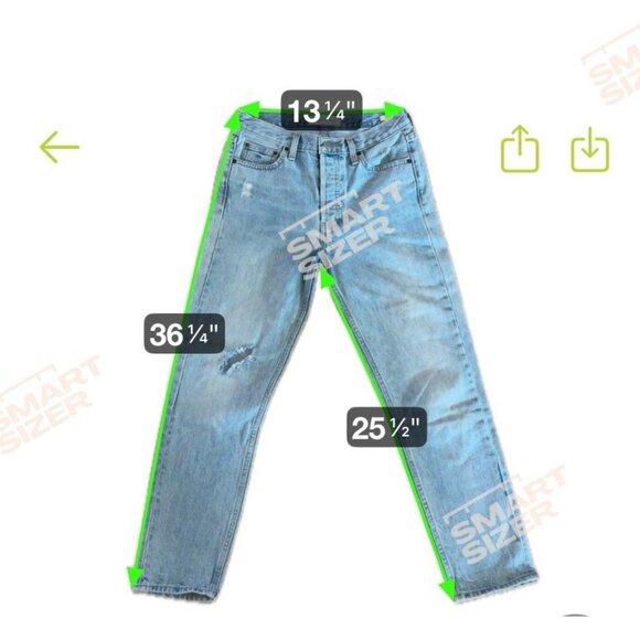 Aritzia Jeans Womes Size 26 Ex Boyfriend Distressed Light Wash - Picture 9 of 9